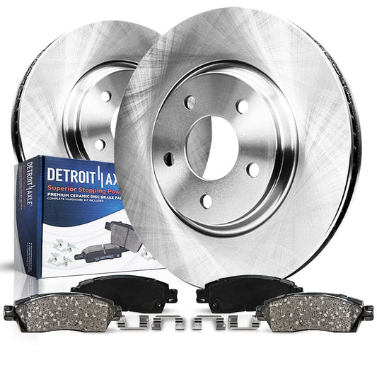 Detroit Axle - Front Brake Kit for Nissan Murano 350Z INFINITI G35 G25 G37 M35 M35h M37 M45 M56 EX35 EX37 Q40 Q70 Q70L QX50 QX70